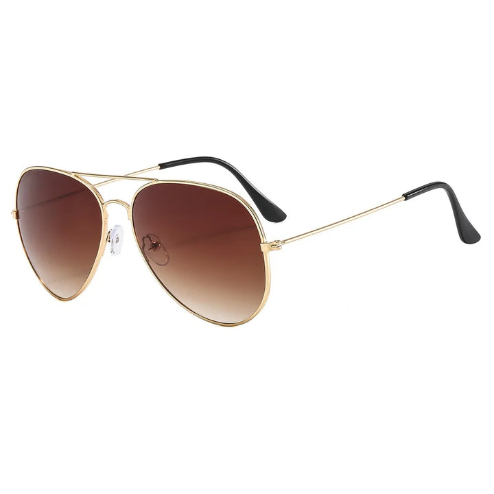 Double Bridge Aviation Sunglasses - UV400 Alloy Frame Mirror Glasses-Orizon Depot