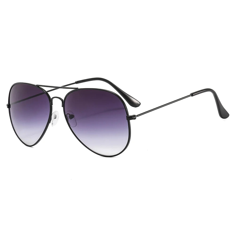 Double Bridge Aviation Sunglasses - UV400 Alloy Frame Mirror Glasses-Orizon Depot