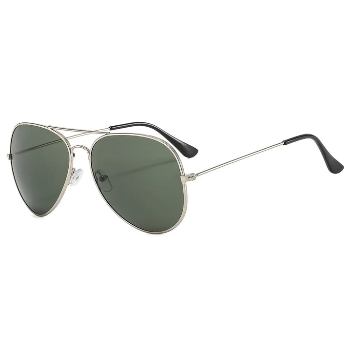 Double Bridge Aviation Sunglasses - UV400 Alloy Frame Mirror Glasses-Orizon Depot
