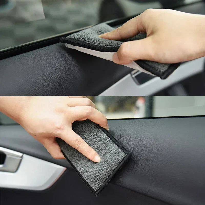 Double-Sided Microfiber Cleaning Sponge Set for Car Detailing-Orizon Depot