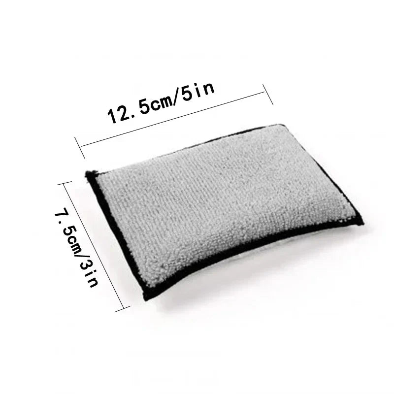 Double-Sided Microfiber Cleaning Sponge Set for Car Detailing-Orizon Depot