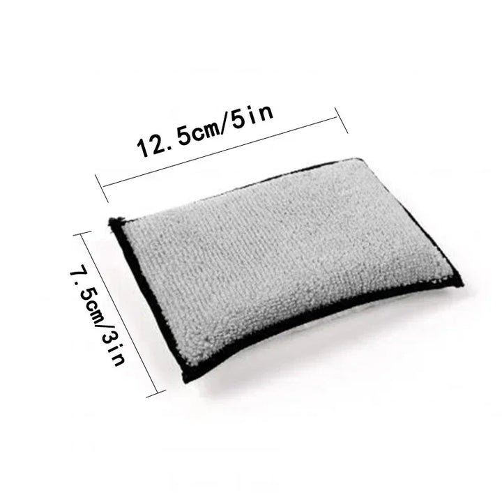 Double-Sided Microfiber Cleaning Sponge Set for Car Detailing-Orizon Depot