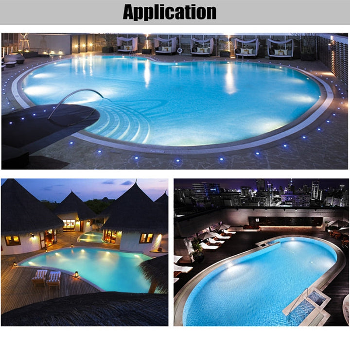 18W LED Stainless Steel Wall Mounted Pool Light - Colorful Underwater Illumination-Orizon Depot