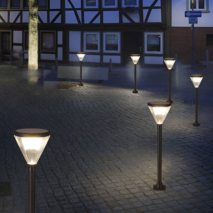 Eco-Friendly Cone Solar Path Light - Modern LED Outdoor Illumination-Orizon Depot