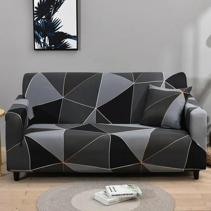 Elastic Flower Printed Sofa Cover - Spandex Furniture Protector for Home-Orizon Depot