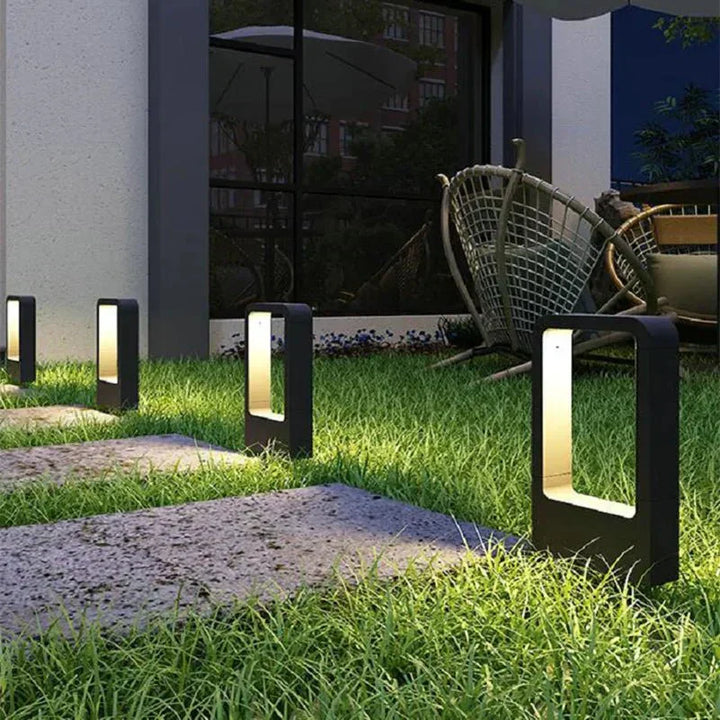 Elegant Aluminum Outdoor Floor Lamp for a Luxurious Shine-Orizon Depot