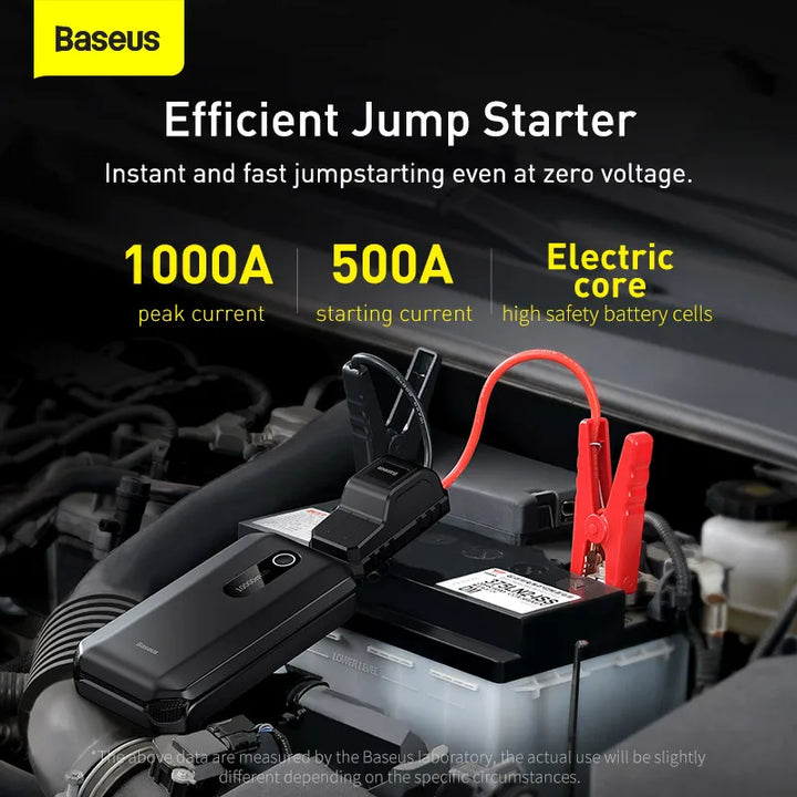 Emergency Car Jump Starter 1000A Power Bank for Road Trips-Orizon Depot