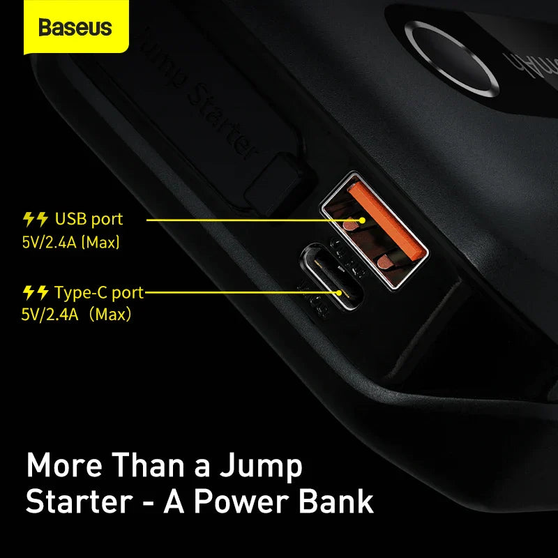 Emergency Car Jump Starter 1000A Power Bank for Road Trips-Orizon Depot