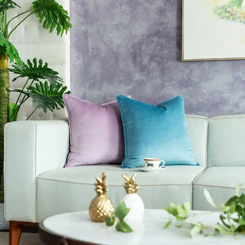 Elegant Velvet Cushion Cover with Refined Details-Orizon Depot