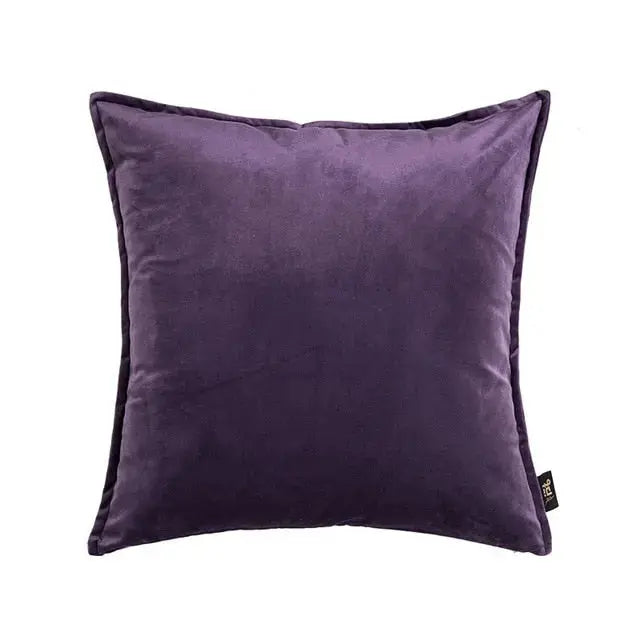 Elegant Velvet Cushion Cover with Refined Details-Orizon Depot