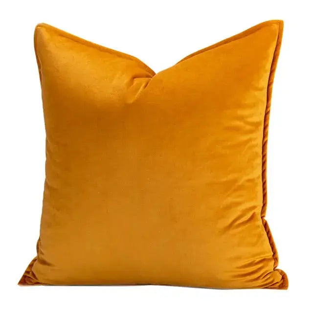 Elegant Velvet Cushion Cover with Refined Details-Orizon Depot