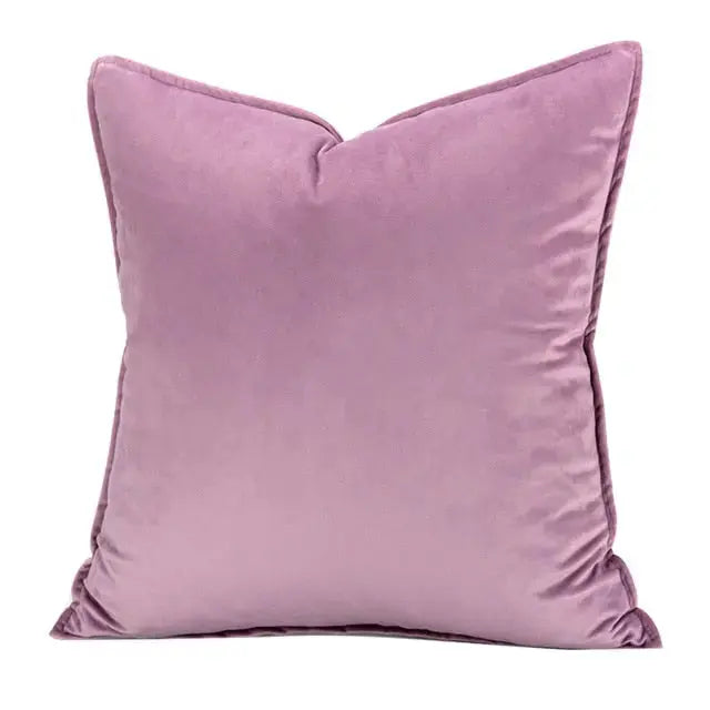 Elegant Velvet Cushion Cover with Refined Details-Orizon Depot
