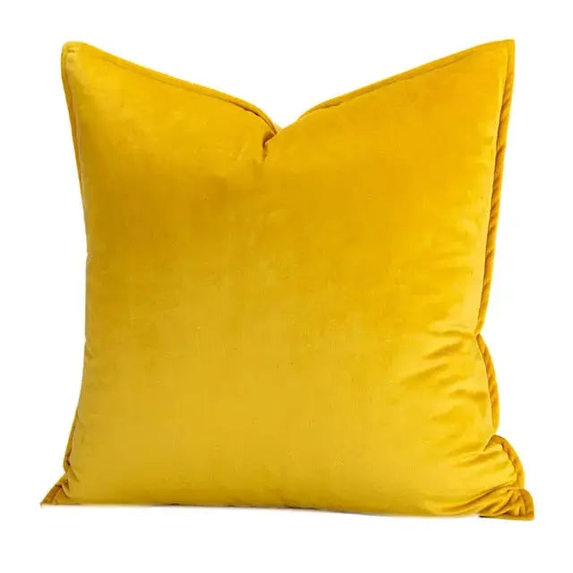 Elegant Velvet Cushion Cover with Refined Details-Orizon Depot