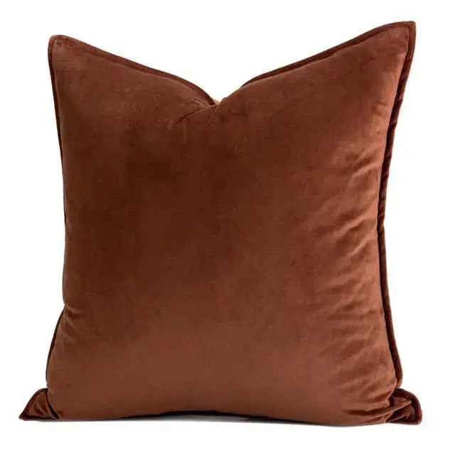 Elegant Velvet Cushion Cover with Refined Details-Orizon Depot