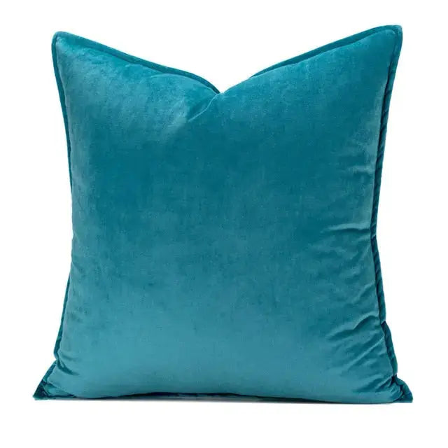 Elegant Velvet Cushion Cover with Refined Details-Orizon Depot