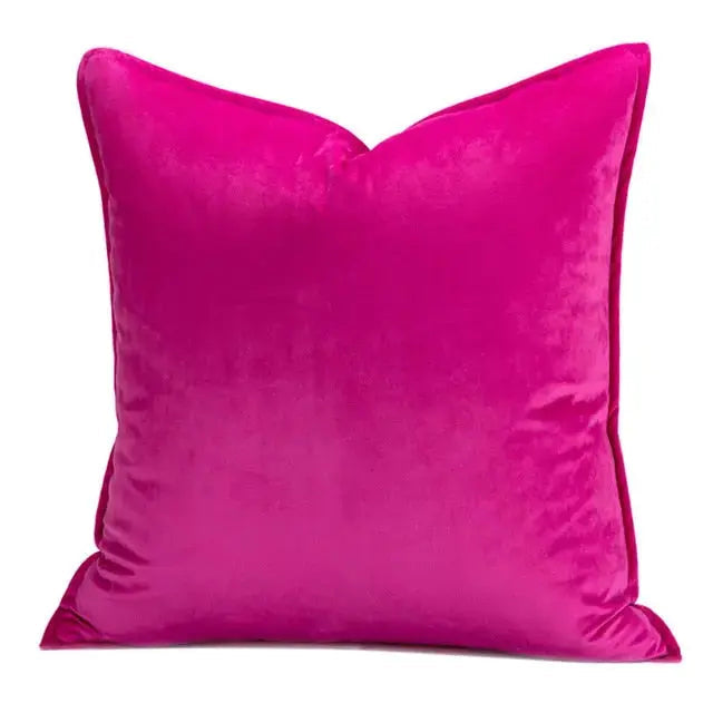 Elegant Velvet Cushion Cover with Refined Details-Orizon Depot