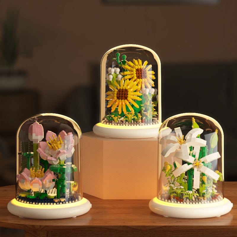 Eternal Building Blocks Flower Blossom - Creative Building Set-Orizon Depot