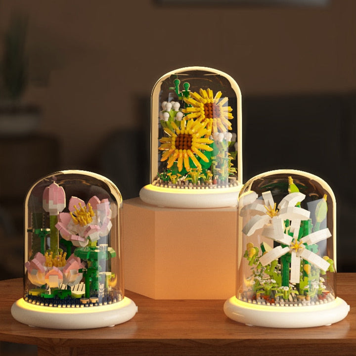 Eternal Building Blocks Flower Blossom - Creative Building Set-Orizon Depot