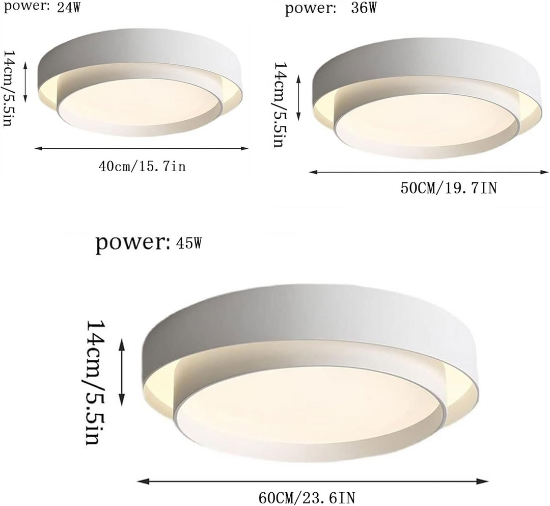 Modern Round LED Ceiling Light | Sleek Minimalist Style