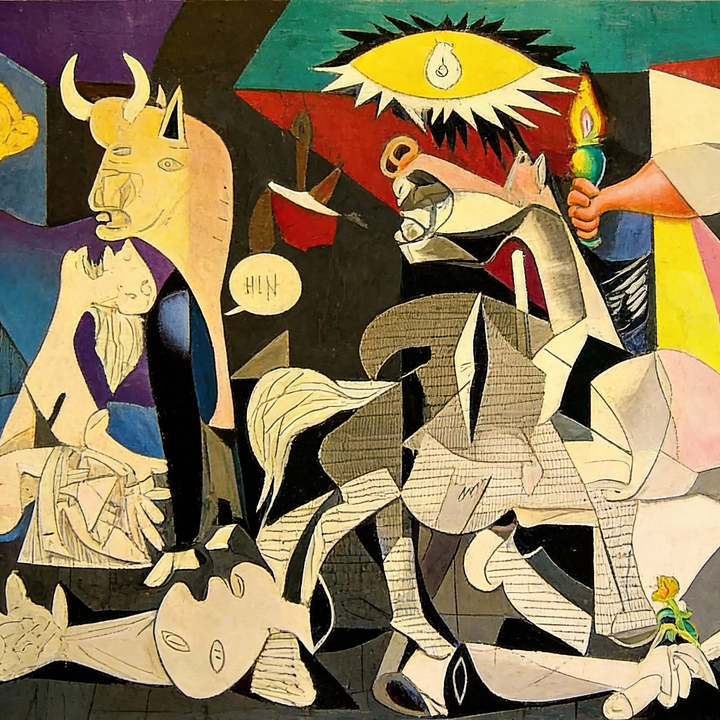 Guernica Picasso Canvas Wall Art for Home Decor-Orizon Depot