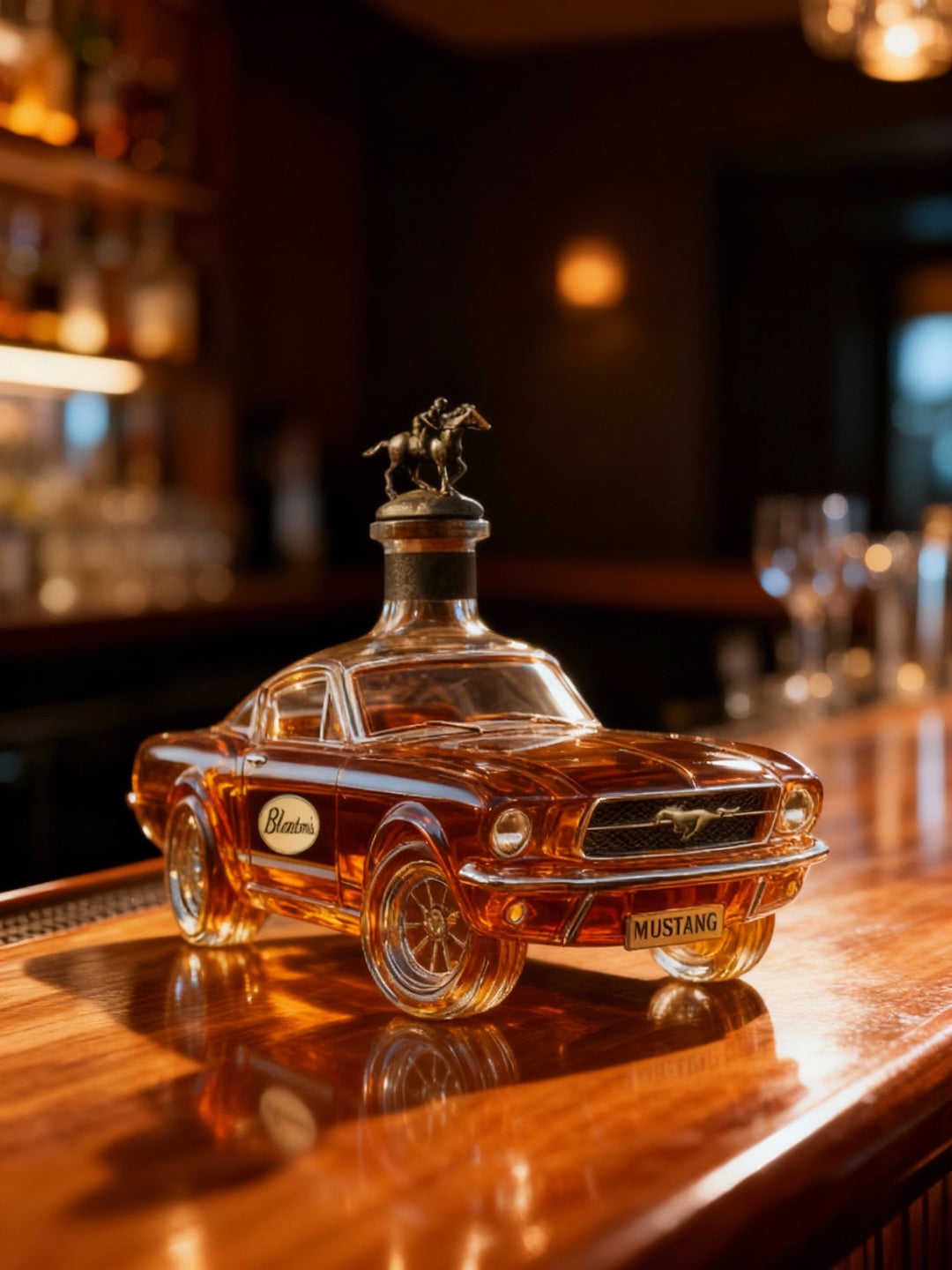 Mustang Car Shaped Whiskey Decanter - Unique Automotive Gift-Orizon Depot