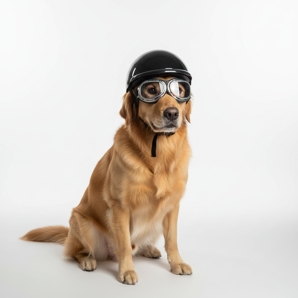 Dog Motorcycle Helmet and Goggles – Stylish and Safe Gear-Orizon Depot