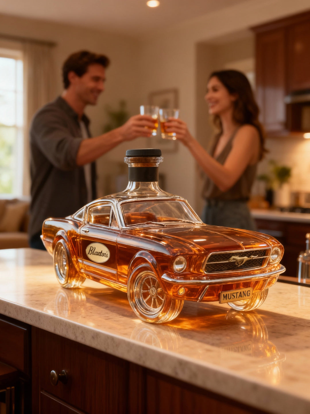 Mustang Car Shaped Whiskey Decanter - Unique Automotive Gift-Orizon Depot