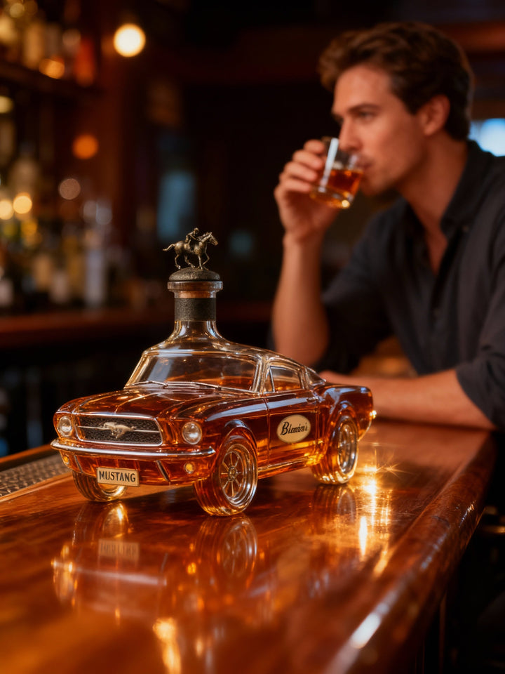 Mustang Car Shaped Whiskey Decanter - Unique Automotive Gift-Orizon Depot