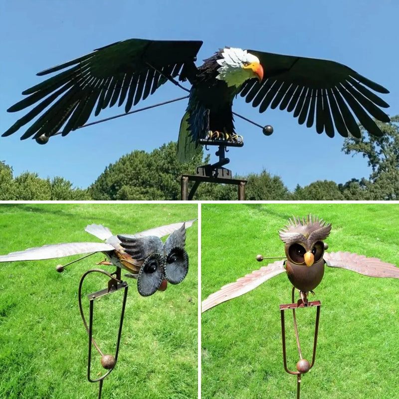 Garden Art Bird Patio Decor for Outdoor Spaces-Orizon Depot