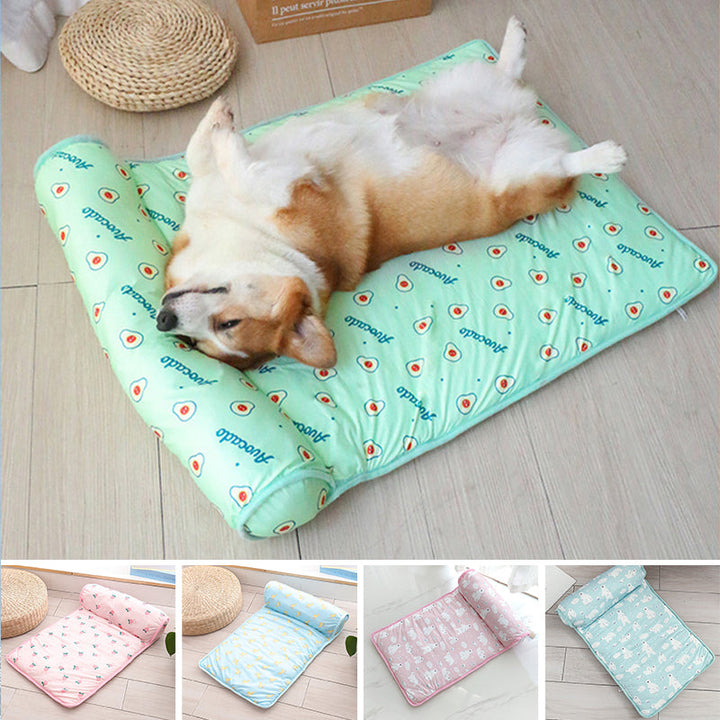 Cooling Ice Silk Mat for Dogs and Cats - Pet Comfort Solution-Orizon Depot