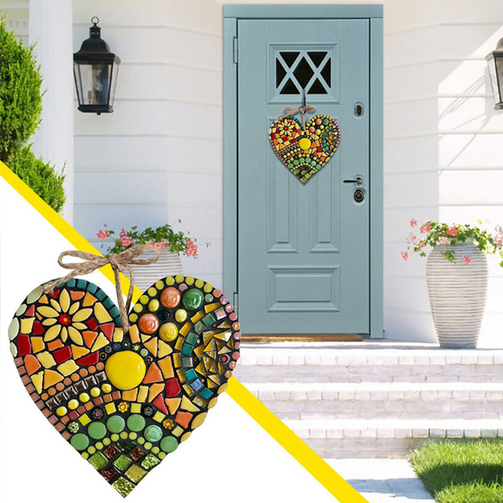 Large Garden Mosaic Heart Decoration for Outdoor Decor-Orizon Depot