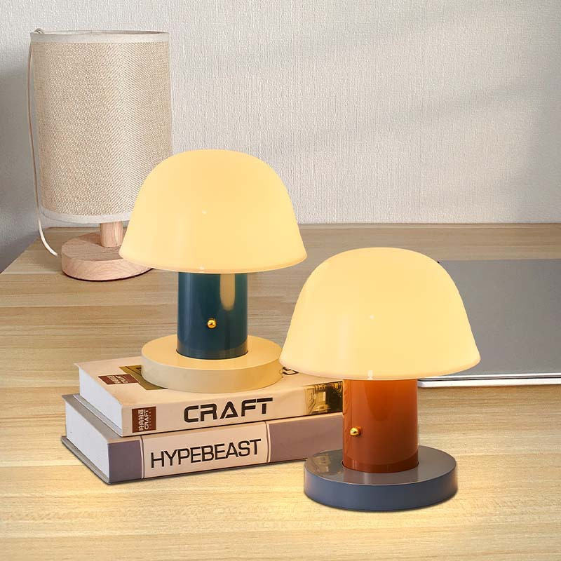 Modern Rechargeable LED Mushroom Table Lamp