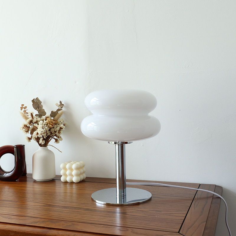 Modern Retro Glass Table Lamp | Stylish Accent Lighting