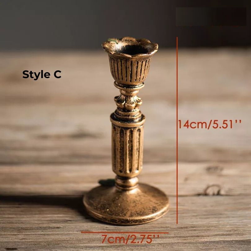Rustic Candle Holder with Elegant Design for Timeless Decor-Orizon Depot