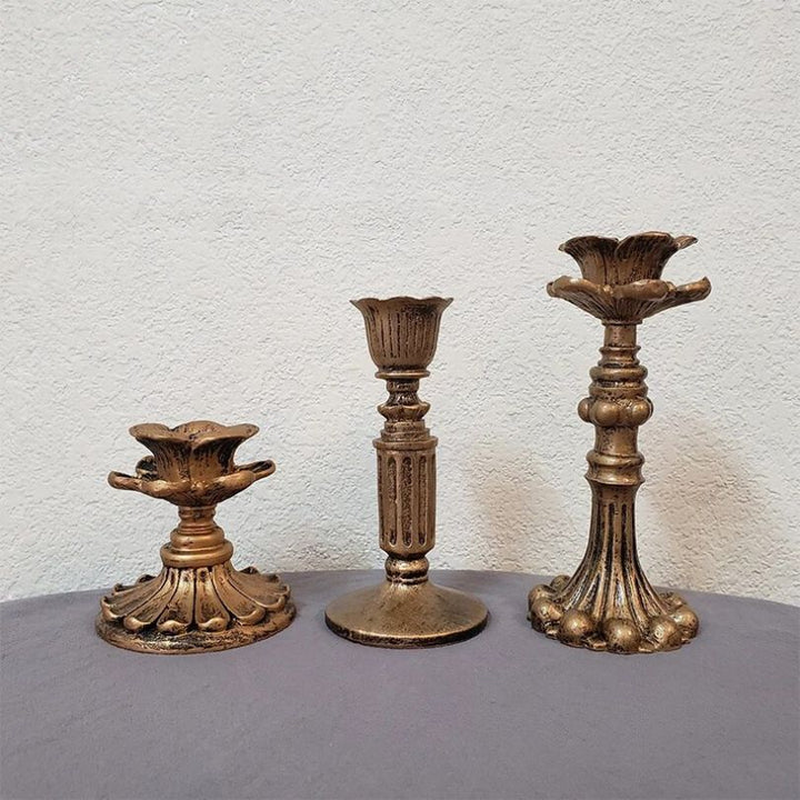 Rustic Candle Holder with Elegant Design for Timeless Decor-Orizon Depot