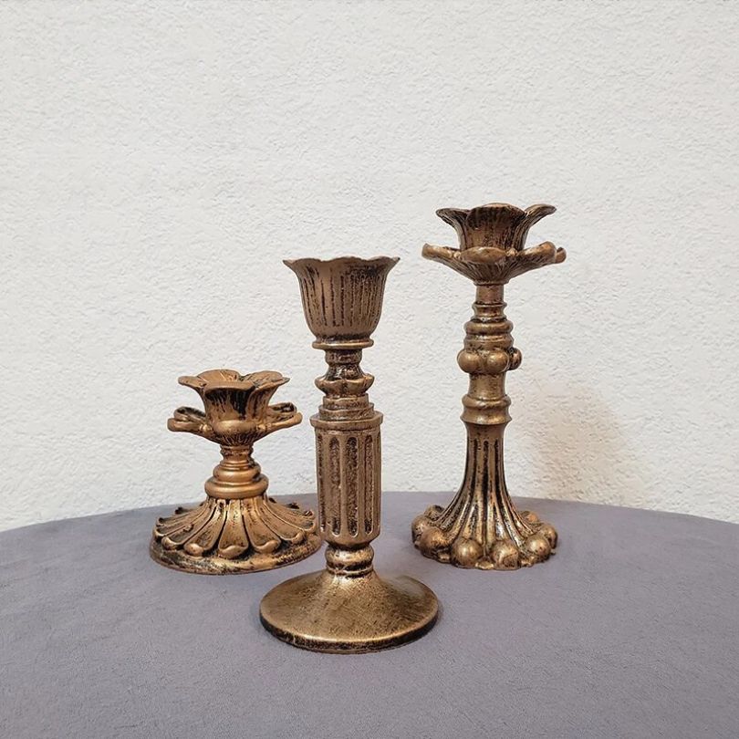 Rustic Candle Holder with Elegant Design for Timeless Decor-Orizon Depot