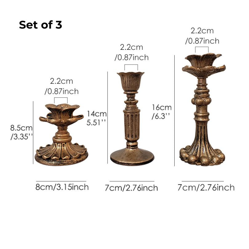 Rustic Candle Holder with Elegant Design for Timeless Decor-Orizon Depot