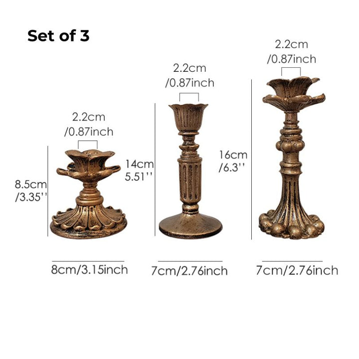Rustic Candle Holder with Elegant Design for Timeless Decor-Orizon Depot