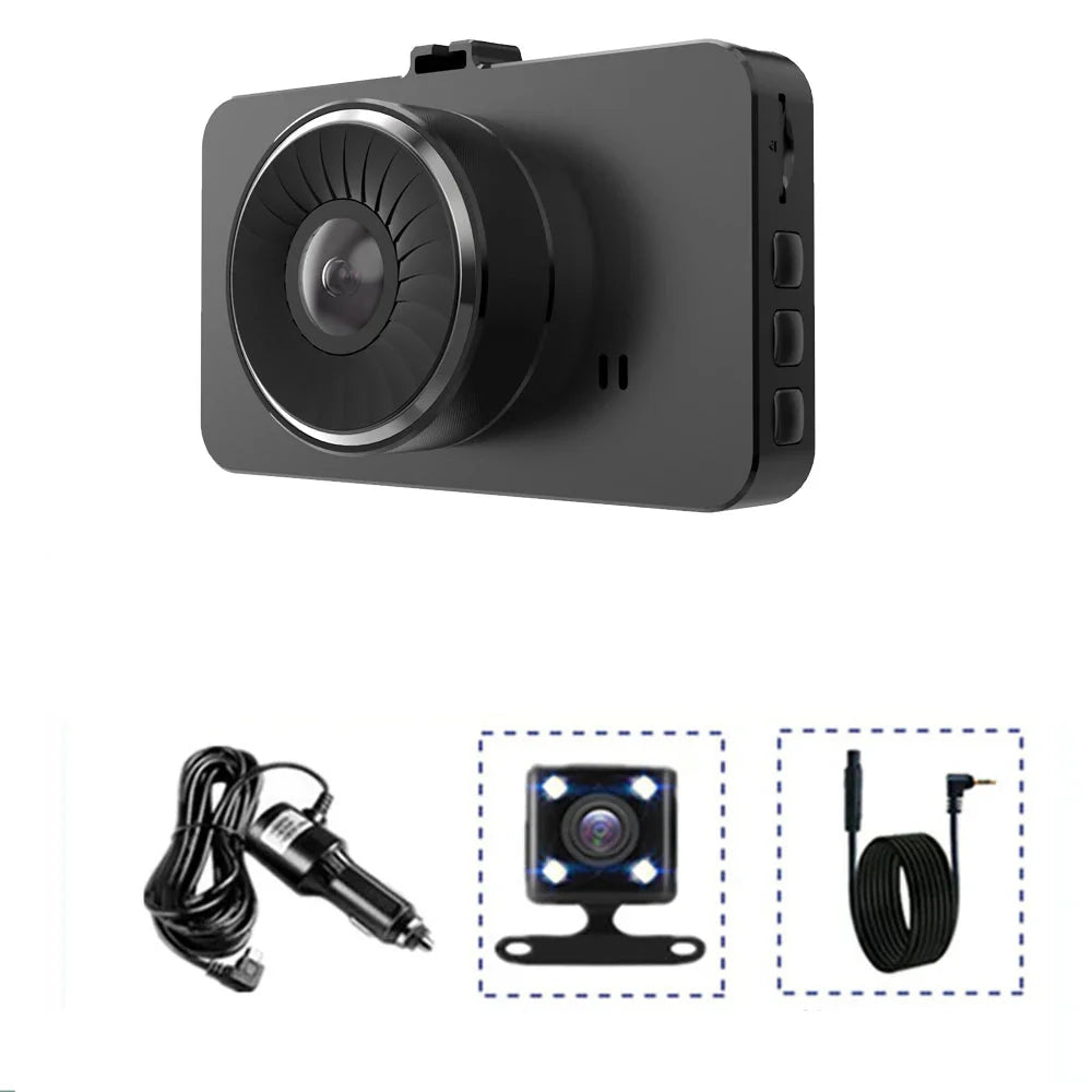 Full HD 1080P Dash Cam with Night Vision and GPS Logger-Orizon Depot