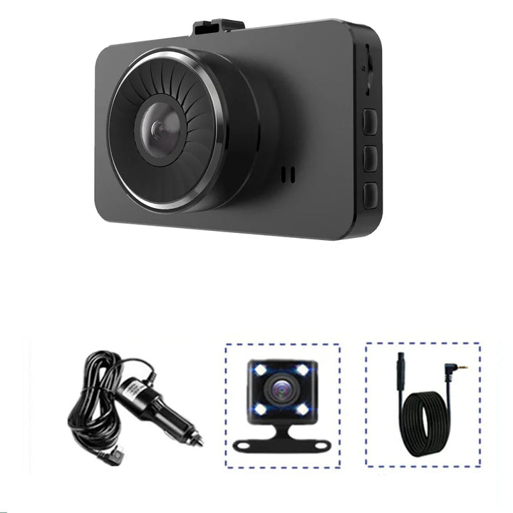 Full HD 1080P Dash Cam with Night Vision and GPS Logger-Orizon Depot