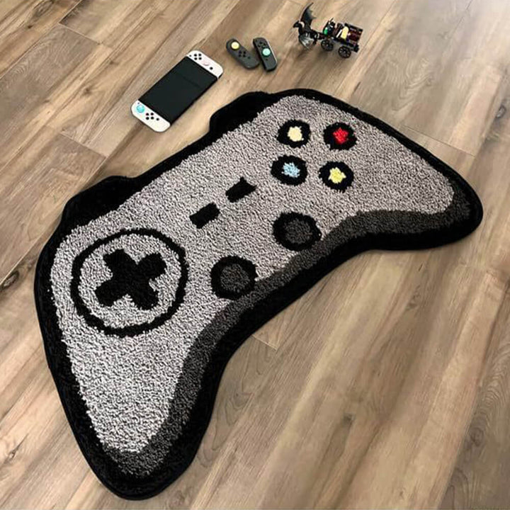 Game Controller-Shaped Faux Cashmere Printed Area Rug-Orizon Depot