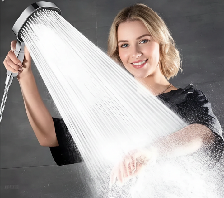 High Pressure Shower Head with Turbo Boost and Filtration System-Orizon Depot
