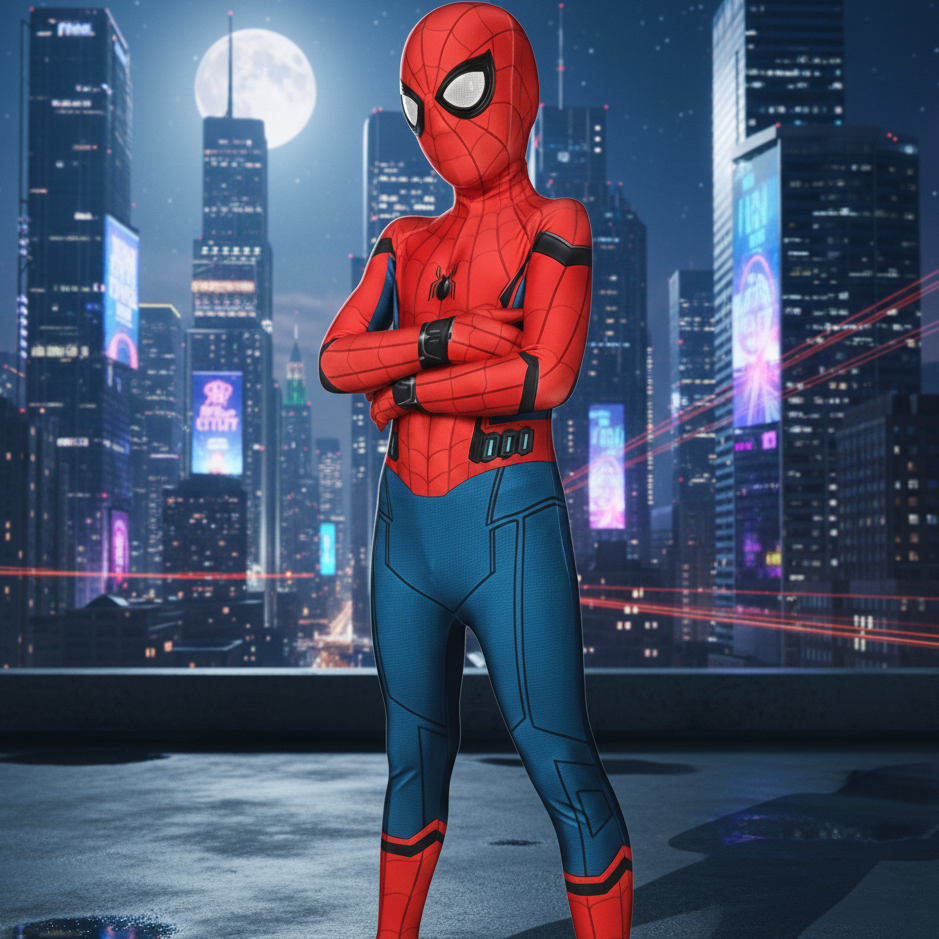 Realistic Superhero Costume for Kids and Adults - Fun Dress-Up Outfit-Orizon Depot