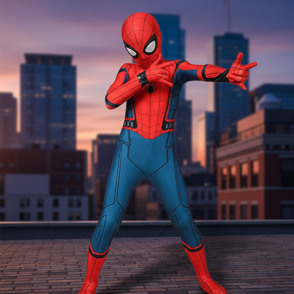Realistic Superhero Costume for Kids and Adults - Fun Dress-Up Outfit-Orizon Depot