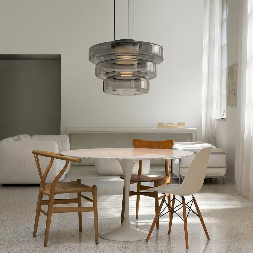 Modern Danish Glass Pendant Lamp-Orizon Depot