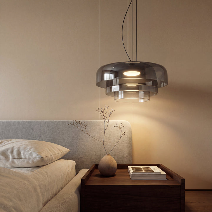 Modern Glass Hanging Pendant Lamp-Orizon Depot