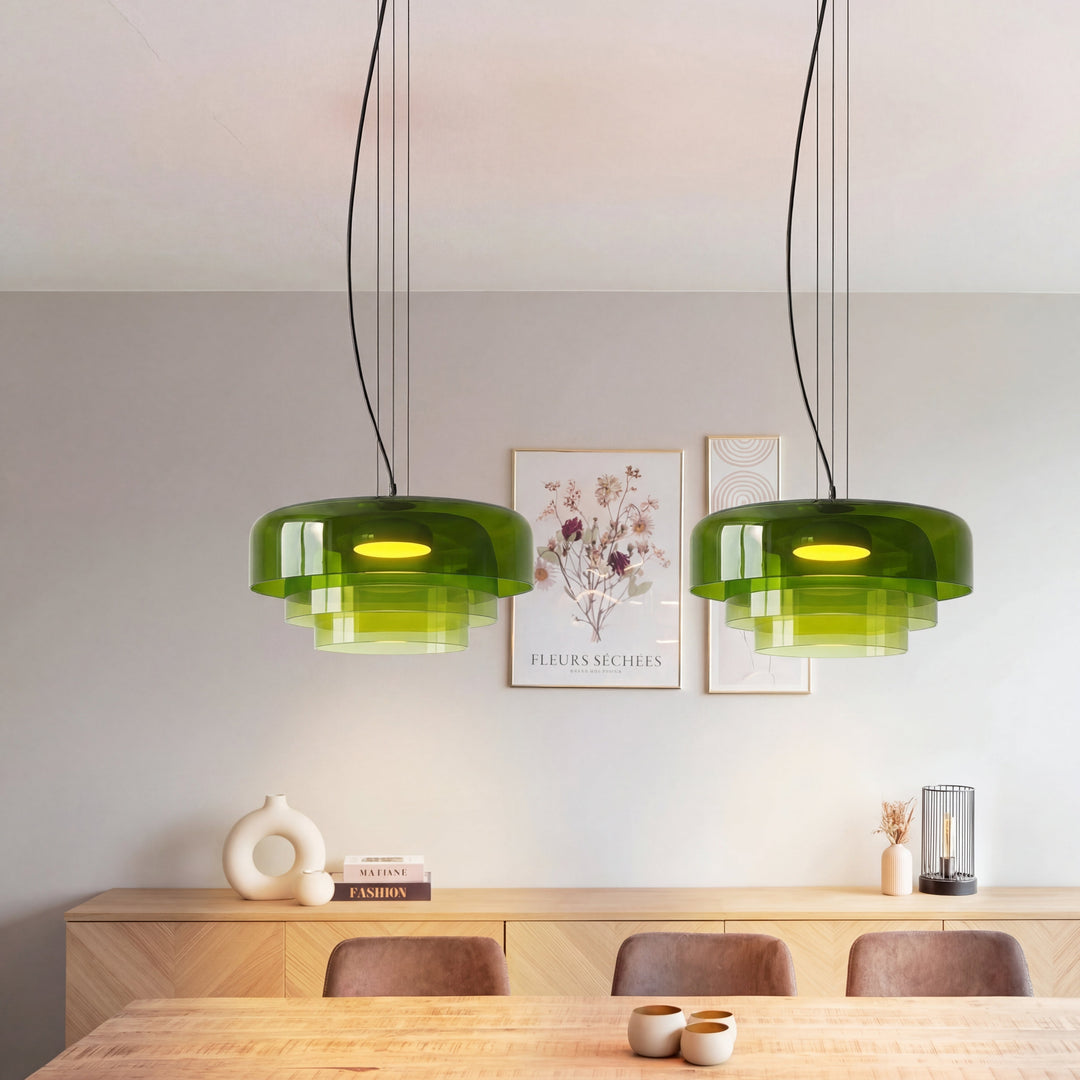 Modern Glass Hanging Pendant Lamp-Orizon Depot