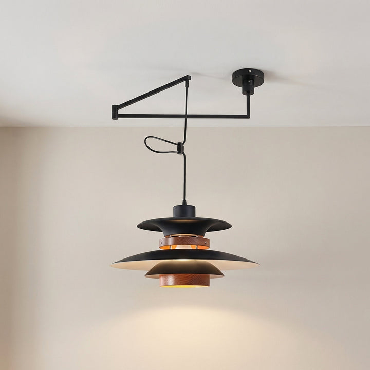 Merado Adjustable Swing Arm Pendant Lamp-Orizon Depot