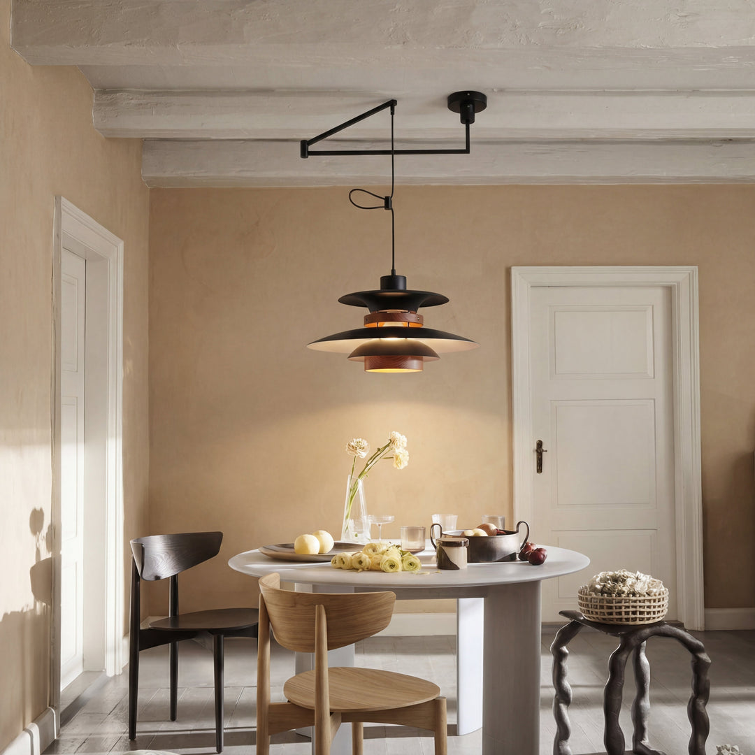 Merado Adjustable Swing Arm Pendant Lamp-Orizon Depot
