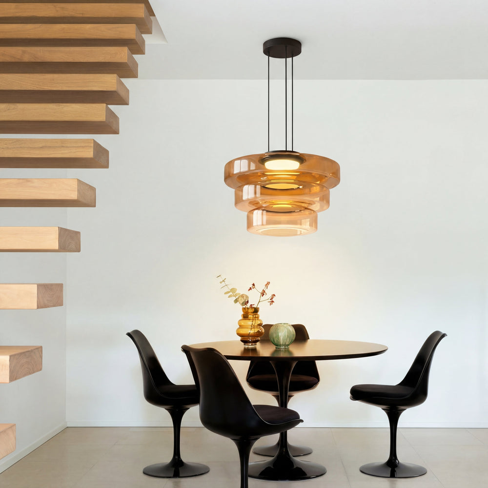 Modern Danish Glass Pendant Lamp-Orizon Depot